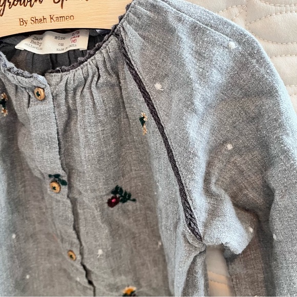 Zara Shirts & Tops Zara Baby Girl Button Down Shirt Denim